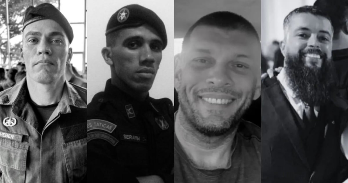 Policiais mortos da MegaOperação no Rio
