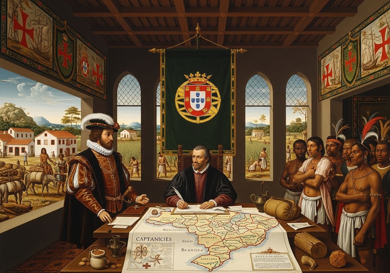 Capitanias Hereditárias: A Genial Parceria Público-Privada que Garantiu a Posse do Brasil