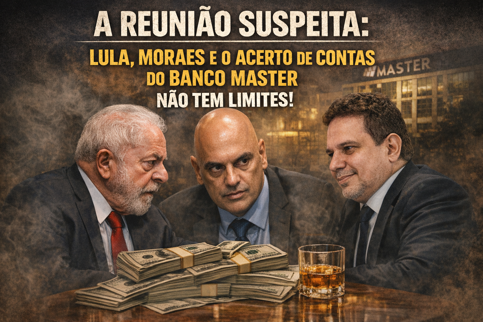 A REUNIÃO SUSPEITA: LULA, MORAES E O ACERTO DE CONTAS DO BANCO MASTER