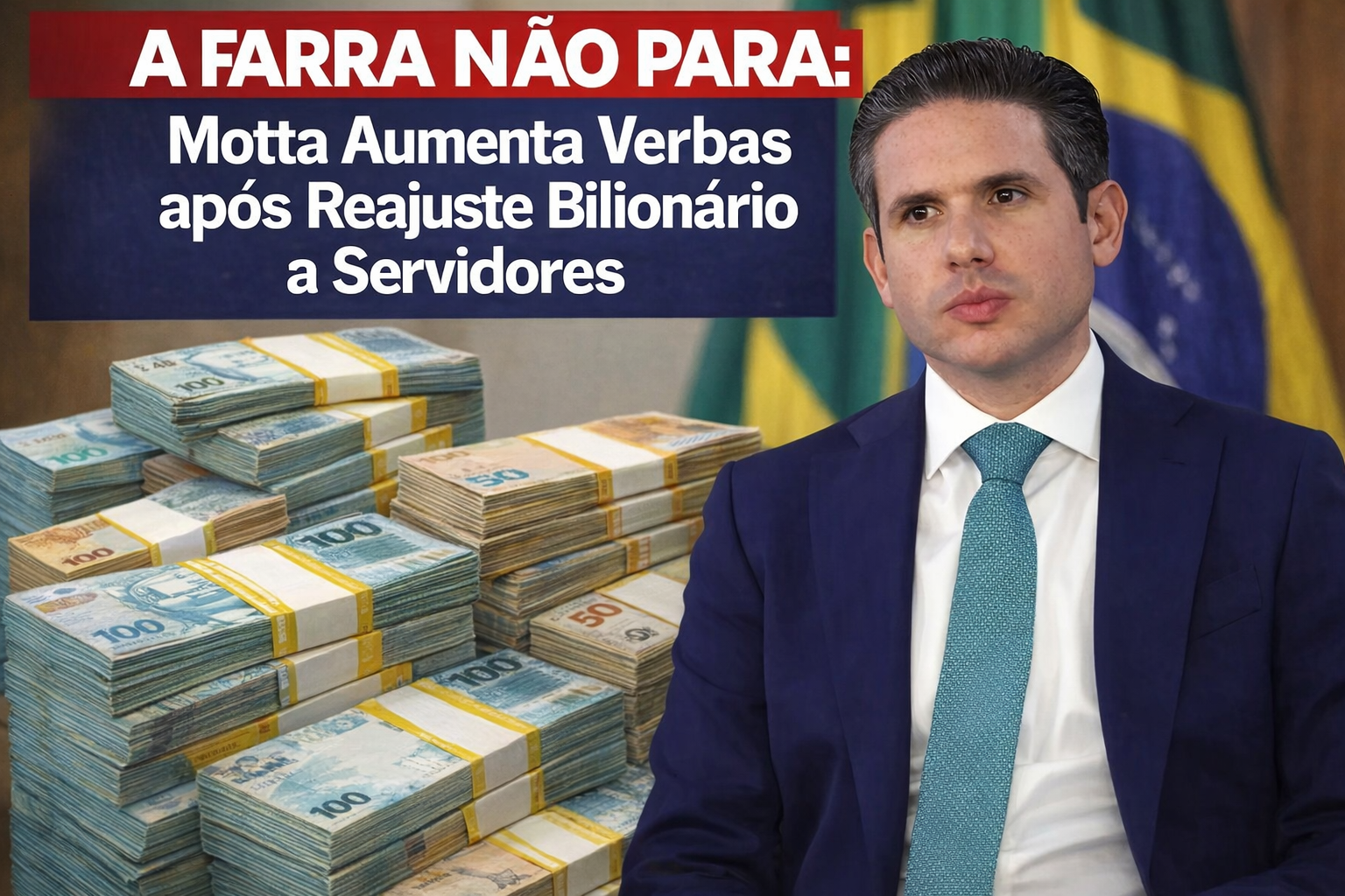 A Farra Não Para: Motta Aumenta Verbas após Reajuste Bilionário a Servidores