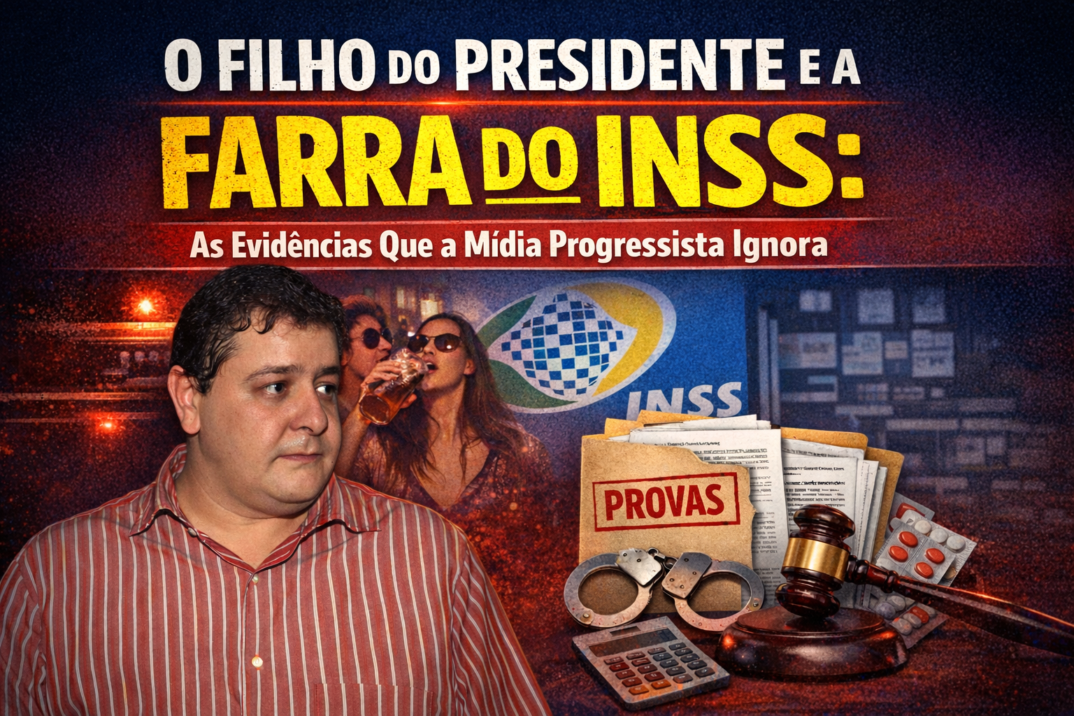 O Filho do Presidente e a Farra do INSS: As Evidências Que a Mídia Progressista Ignora