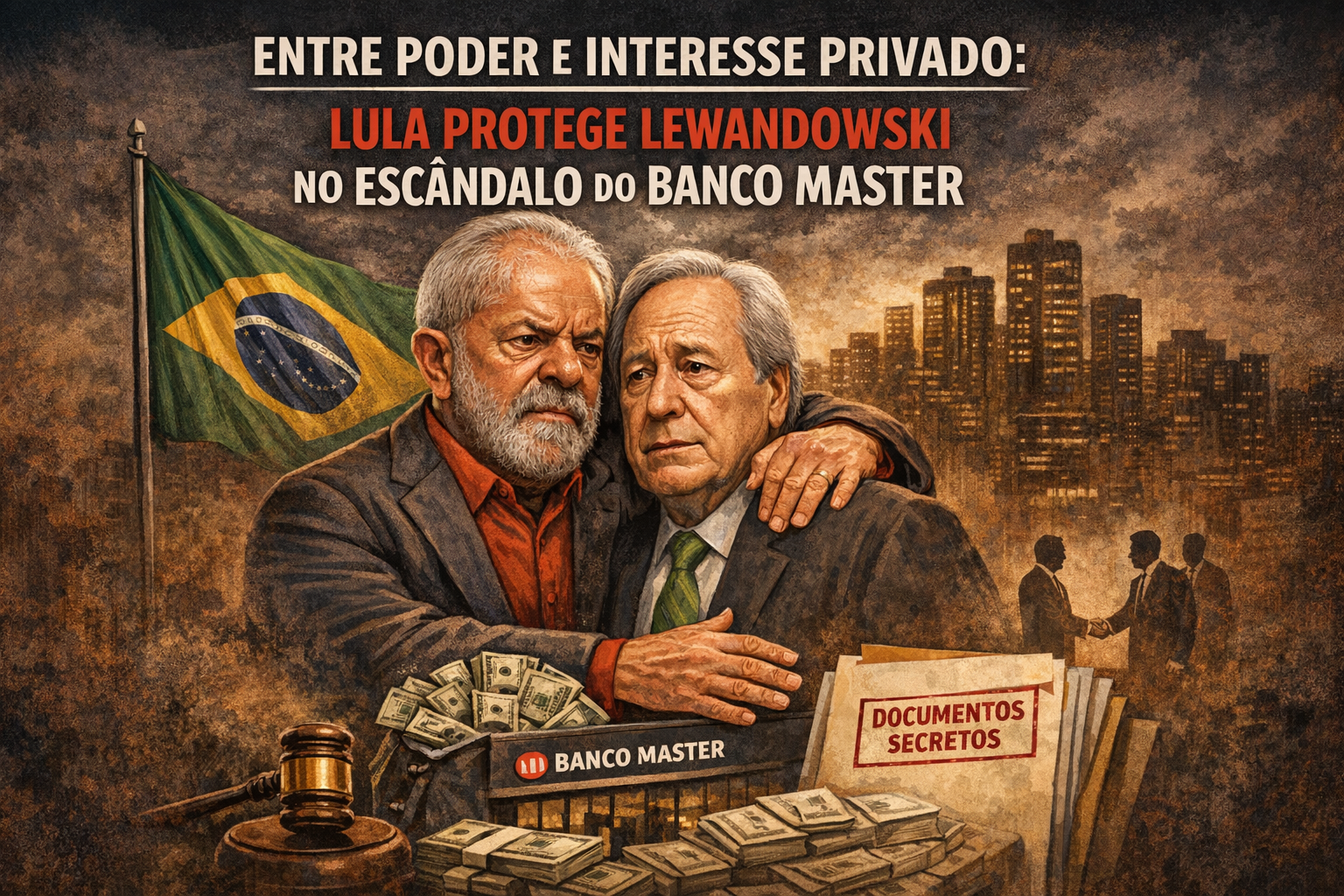A Promiscuidade entre Poder e Interesse Privado: Lula Protege Lewandowski no Escândalo do Banco Master