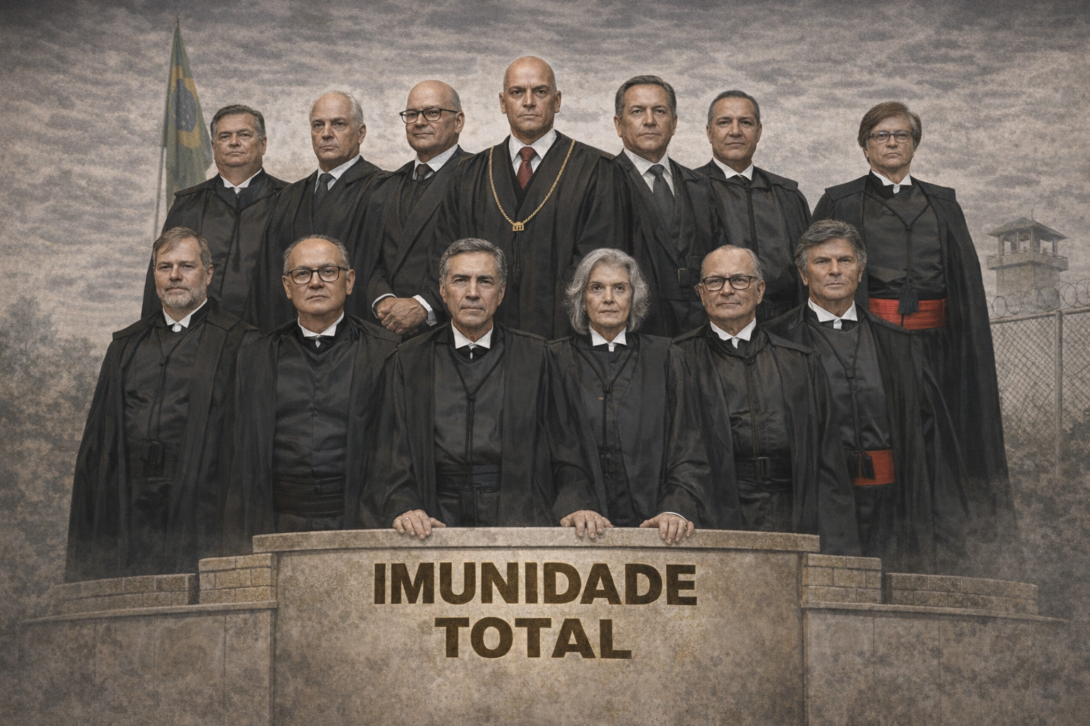 STF Cria Casta Intocável: Ministros Aumentam Própria Proteção Penal Enquanto Criminalizam a Crítica ao Poder