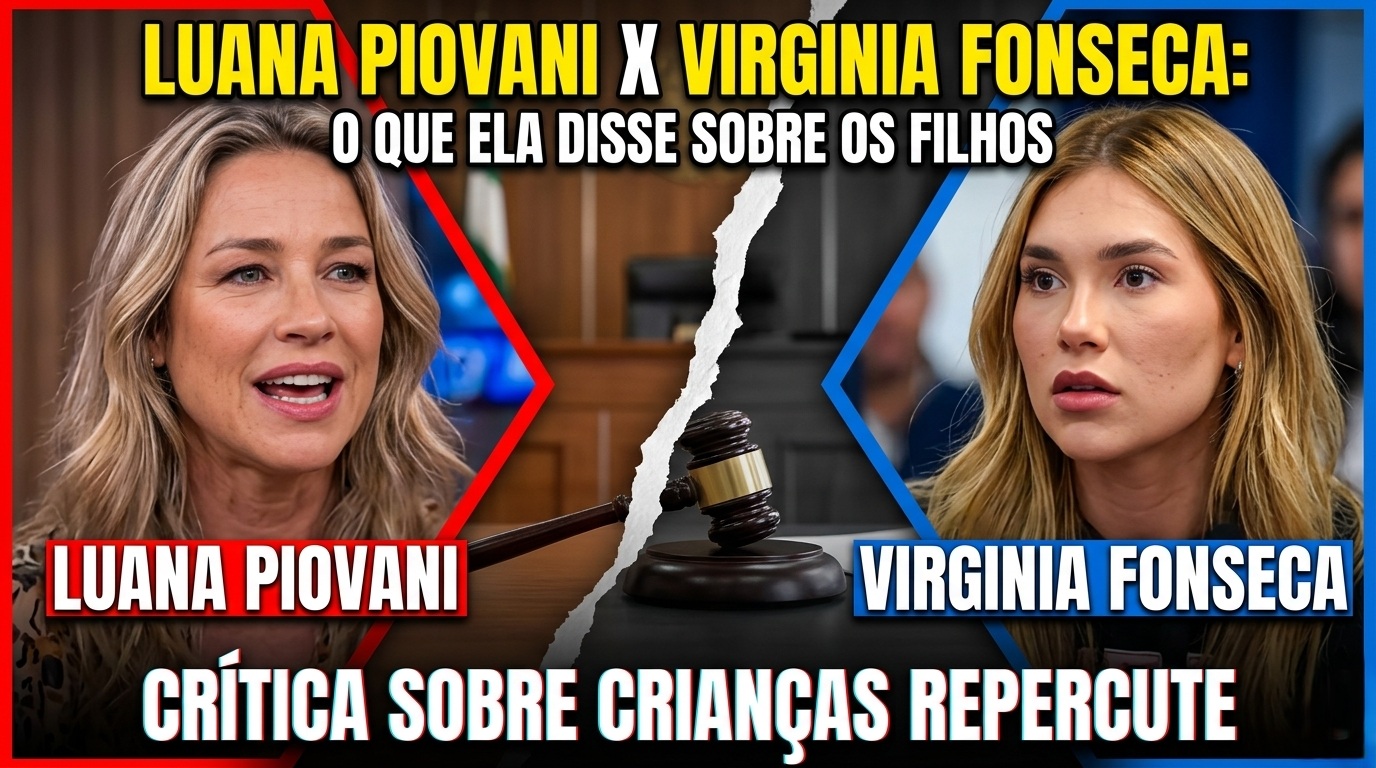 Luana Piovani x Virginia Fonseca: o que ela disse sobre os filhos